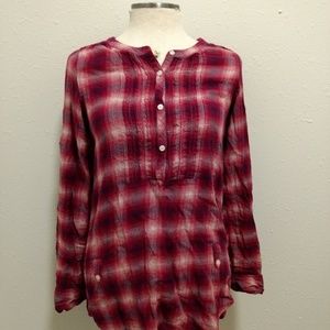 🍍American Eagle Outfitters Plaid Shirt Size 2